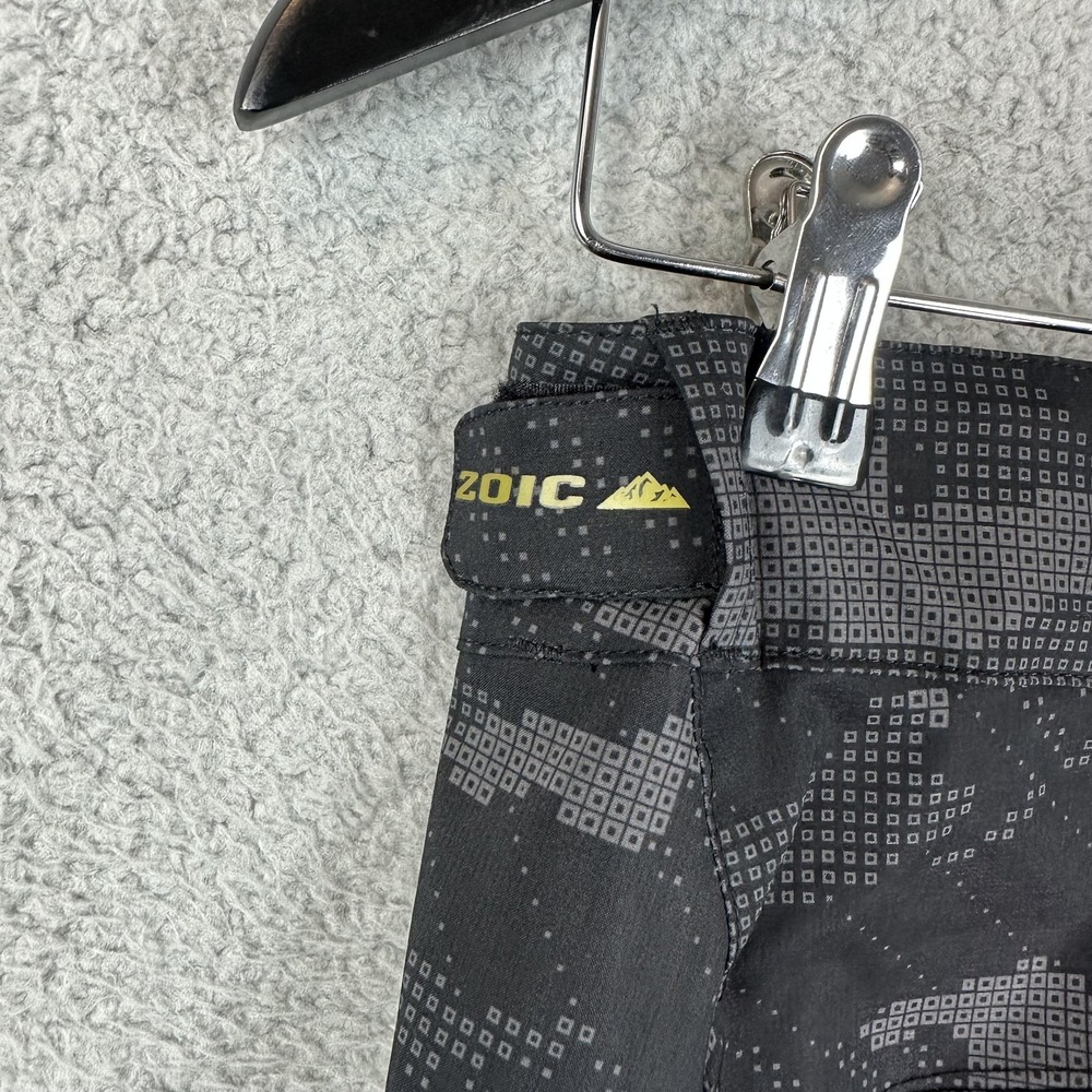 Zoic Shorts Mens Small Gray Camo Mountain Bike MTB Zip Pockets Stretch Trail Men - Picture 9 of 12